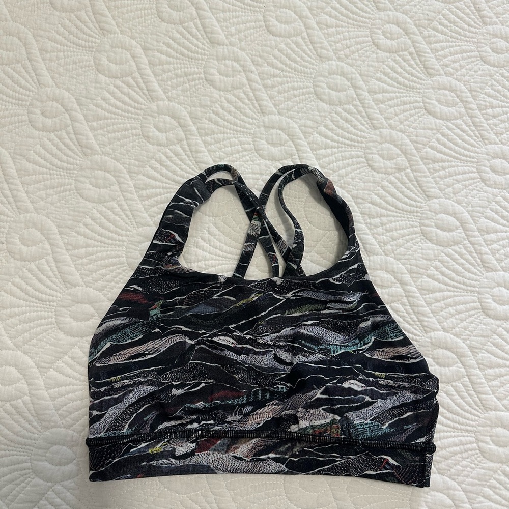 Lululemon Athletica Multicolor Patterned Sports Bra
